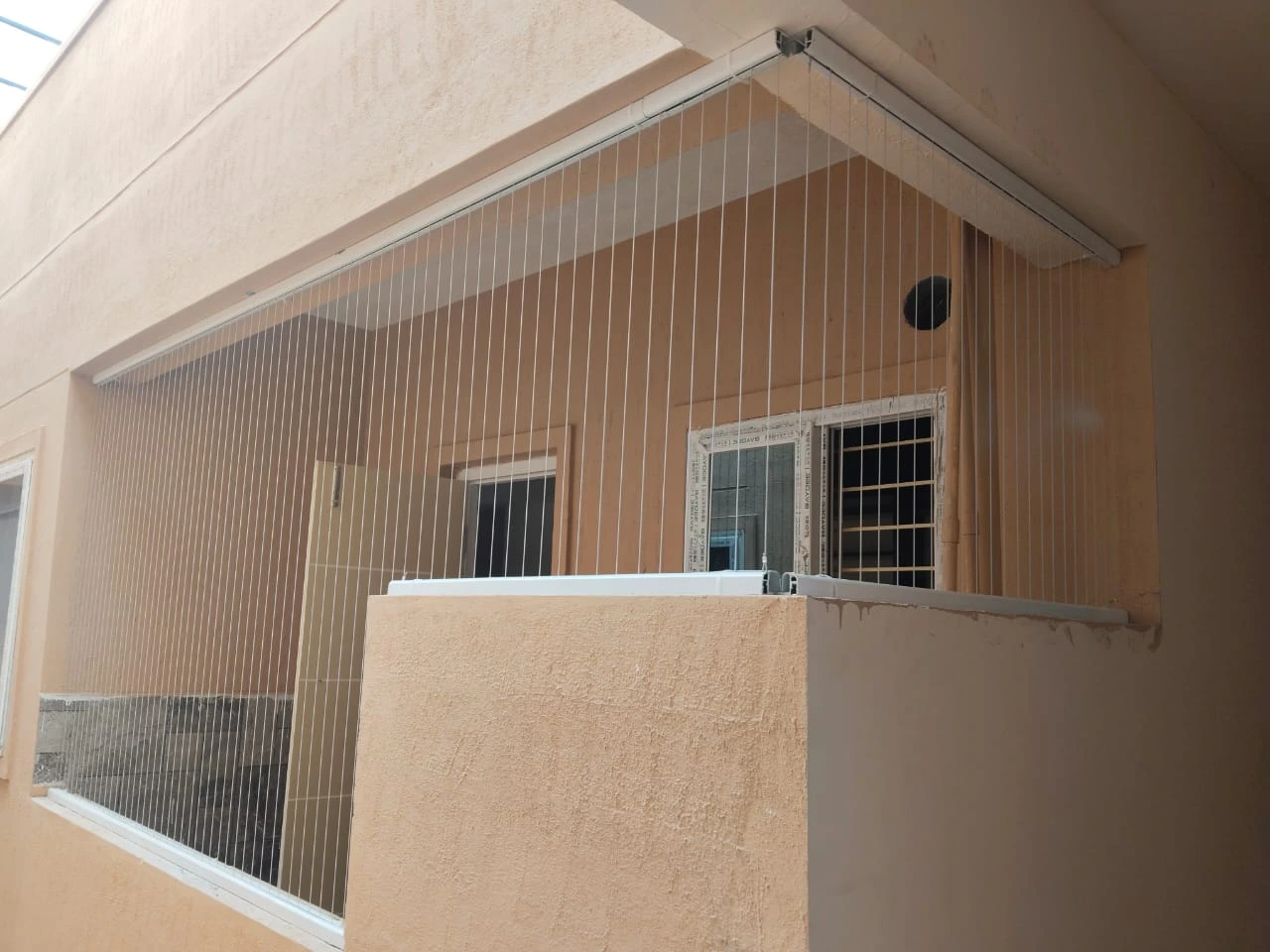 Invisible safety net for an apartment